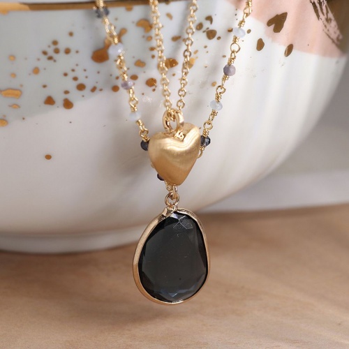 Mind stone necklace hotsell